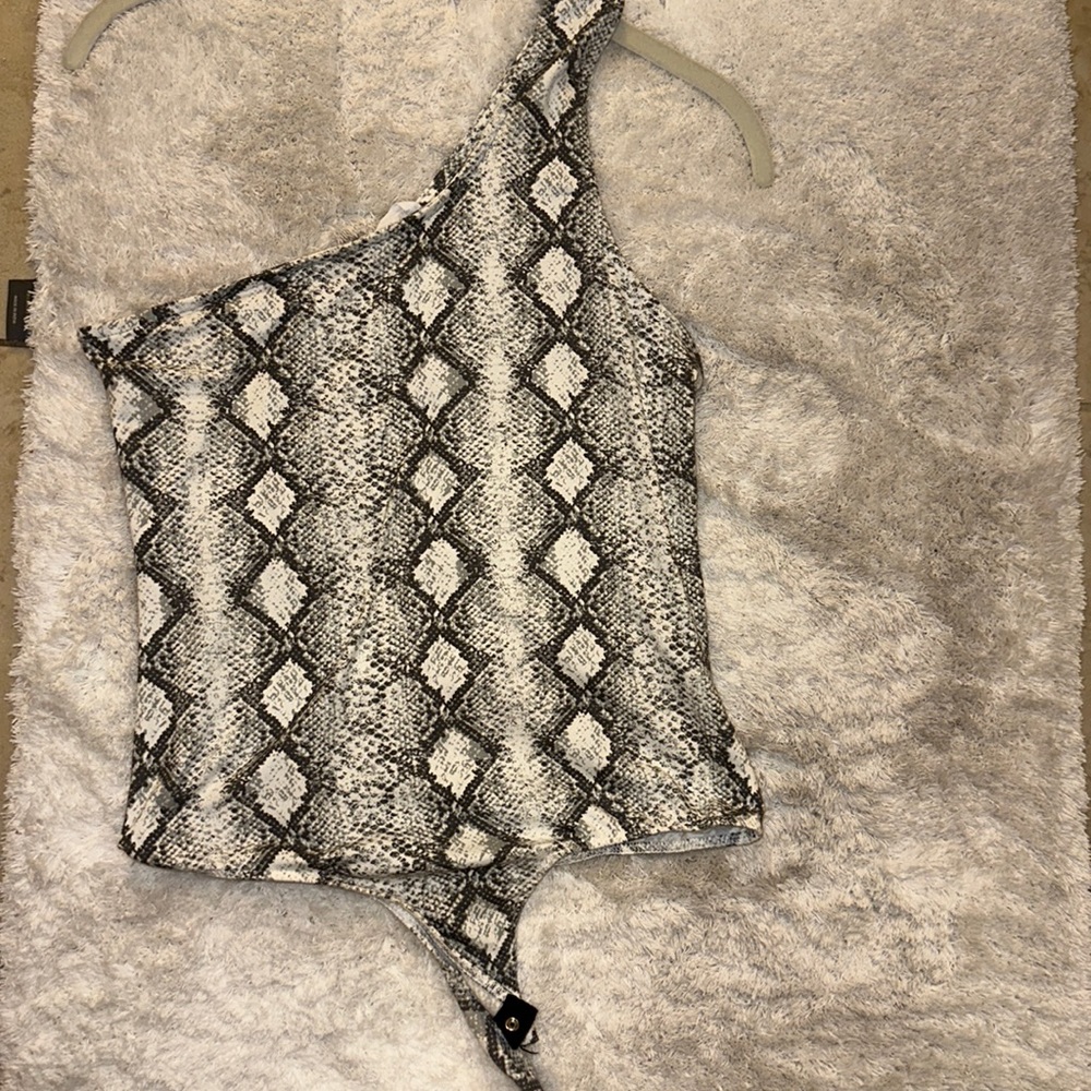 Snakeskin bodysuit